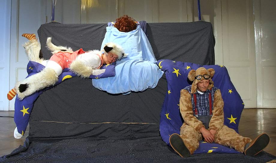 Abenteuer von Teddy und Hund